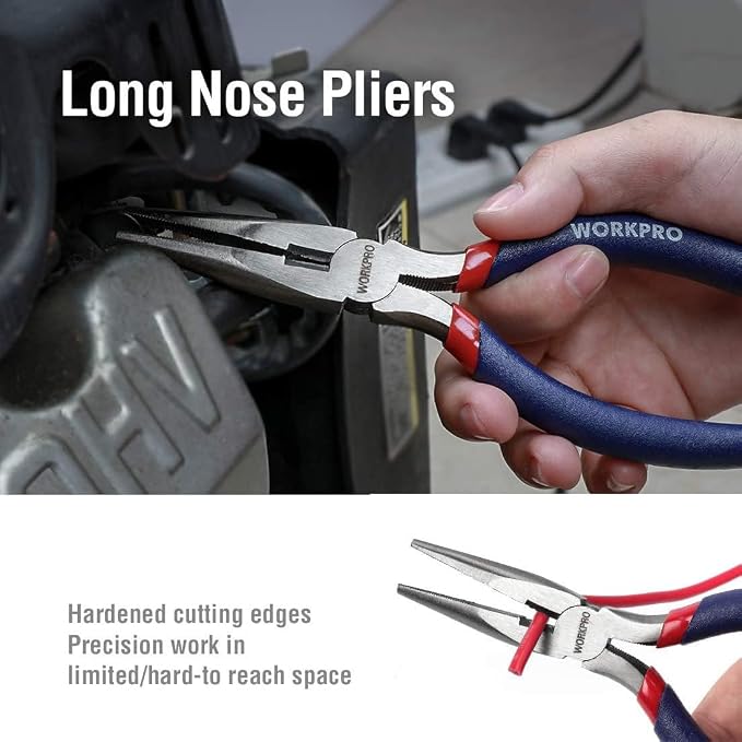 WORKPRO Large Pliers & Wrench Set 6-Piece - Image 6