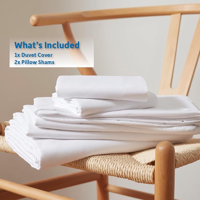 Nestl White Duvet Cover King Size - Image 9