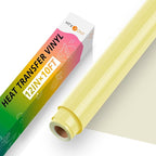 HTVRONT Heat Transfer Vinyl, Pale Yellow HTV, 12 x 10FT HTV Vinyl Roll | Pale - Image 6
