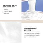 Nicpro Metallic Pearl White Acrylic Paint, 33.8oz/1000m Large Craft Paint | Non - Image 2