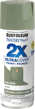 Rust-Oleum Painter's Touch 2X Ultra Cover Spray Paint, Gloss Sage Green | by Rust-Oleum