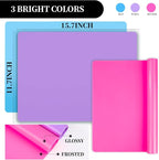 LEOBRO Silicone Mat for Resin Molds, UV Resin, Play Dough Mat, Clay Mat - Image 2