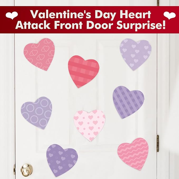 90 Pieces Heart Cutouts Paper Hearts Heart Shape Cards 5.5 Inches Large - Image 4
