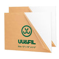 UU&FIL White Acrylic Sheets 12" x 16"x 1/8", 2 Pack 38.7% Translucent White by UUFIL