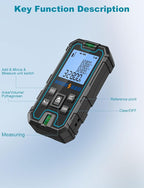 Laser Measuring Tool 165 Feet, RockSeed Portable Laser Measure, Digital - Image 5