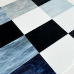 ILLUCKAI 12 Sheets Stained Glass Sheet Assorted Gray Black White Colors - Image 5