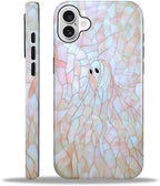 Case for iPhone 16, Scratch Resistant Hybrid Double Layer Hard Shell，Halloween by Toulas
