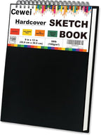 9" x 12" Sketch Book, Top Spiral Sketchbook, 100 Sheets Sketch Pad, Drawing by Unknown