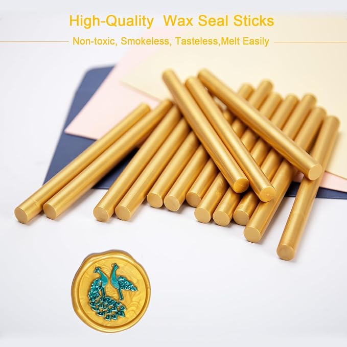 Wax Seal Stick, 15 Pieces Glue Gun Wax Seal Sticks - Image 2