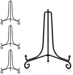 Artliving Plate Stands for Display, 10 Inch Black Iron Easel Plate Display by Artliving
