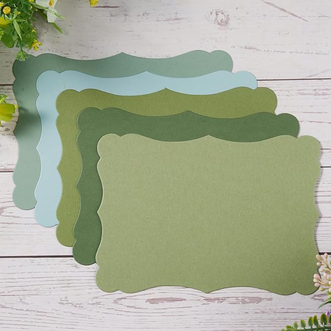 50 Pack Blank Kraft Greeting Cards, 5 Colors, 5x7IN | Thick Cardstock Paper - Image 6