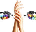 ONLYJUMP Planet Bracelet Solar System Universe Galaxy Bracelet Handmade Natural - Image 2