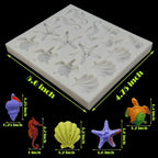 Sakolla Marine Theme Fondant Silicone Molds, Tortoise Silicone Mold - Image 3