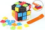 AMAZA 3x3 Speed Cube Stress Relief Fidget Toys Black 3x3x3 Magic Cube Puzzles - Image 4