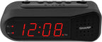 Sharp Easy-Set Digital Alarm Clock by SHARP