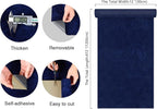 CHIHUT Blue Velvet Drawer Liner Creased Self Adhesive Velvet Flocking Liner - Image 8