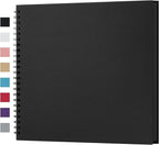 potricher 12 x 12 Inch DIY Scrapbook Album 40 Pages Hardcover Kraft Paper Scrap by potricher