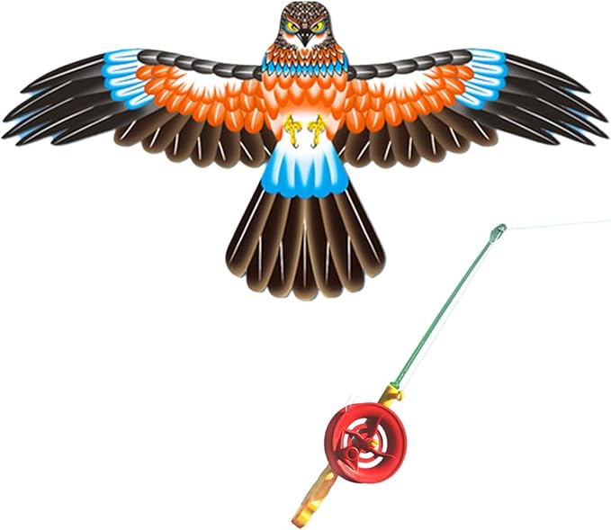 Dynamic Kites 3D Fishing Rod Line Kites Kites Easy Flying Toy Frameless Kites by Unknown