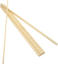 MECCANIXITY 10Pcs Wood Strips Slats, 5/32" x 3/8" x 16" Thin Wood Sticks Flat by MECCANIXITY