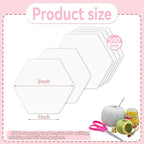 500 PCS Paper Piecing 1", Hexagon Quilting Templates - Image 2