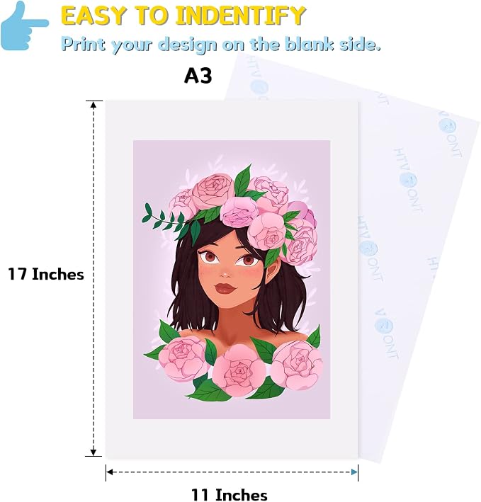 HTVRONT Heat Transfer Paper for Dark T Shirts - Image 2