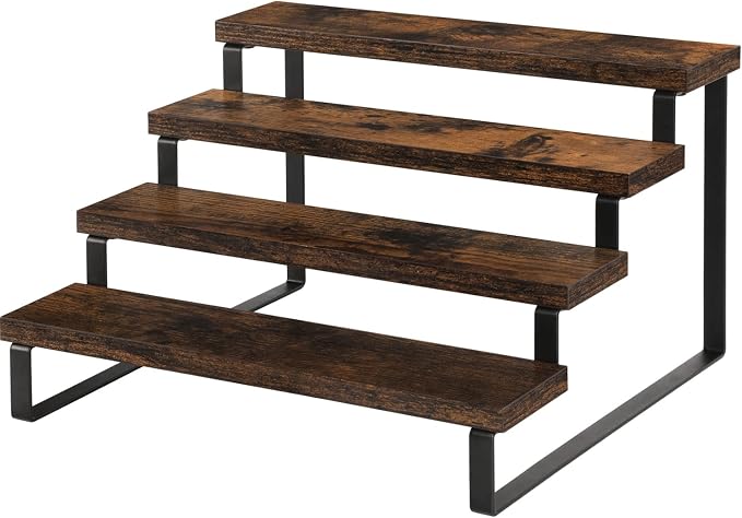 YINMIT Wooden Display Riser Stand, Tiered Perfume and Cologne Organizer Stand by YINMIT