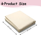 Pottery Tablecloth-Heavy Duty Linen Cotton Blend, 62x39 Inches, High Absorbency - Image 2