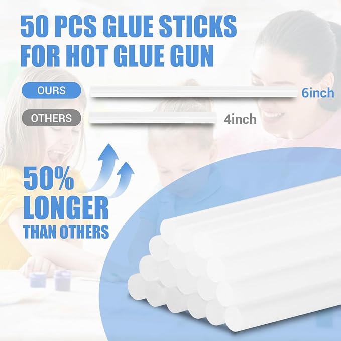 Parlora Hot Glue Sticks, Mini Size, - Image 2