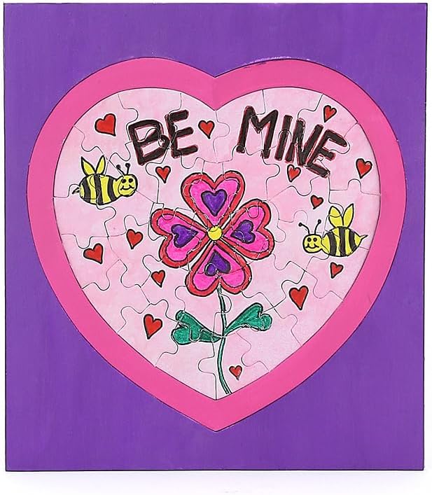 Hygloss 24 Blank Heart Puzzles – 8.5 x 9.5 Inches - Image 7