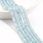 150Pcs 4×2mm Natural Aquamarine Spacer Stone Beads - Image 6