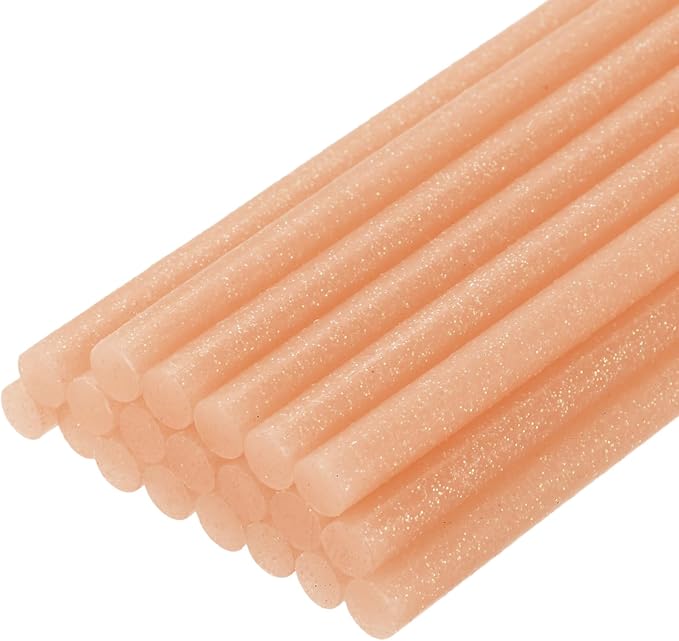 uxcell 20pcs Hot Glue Sticks for Glue Gun 7mm/0.27-inch x 8-inch Mini Hot Melt by uxcell