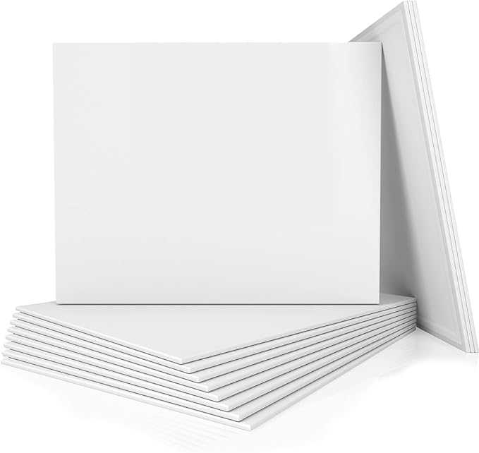 AETEXA Canvases for Painting 8x10 Inch, Canvas Bulk Pack of 12, 8 oz Primed - Image 9