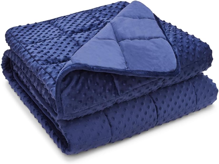 TONGDADA Minky Weighted Blanket | 40''x60'', 10lbs | Cozy and Soft Minky - Image 2