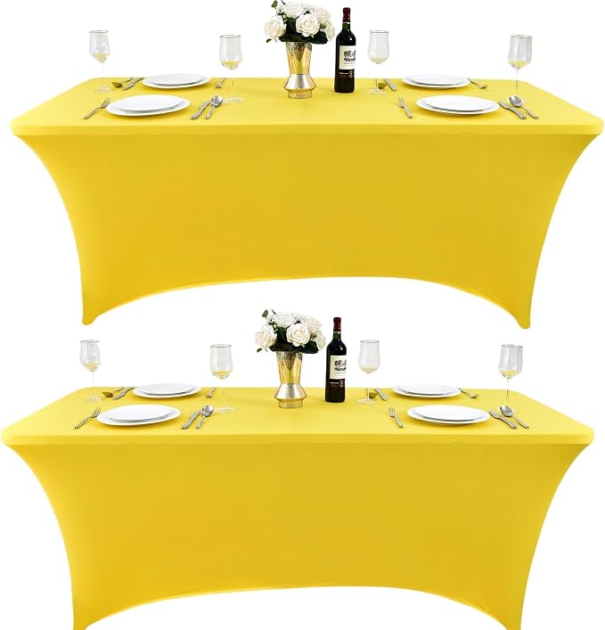 2-Pack 6ft Spandex Table Covers by Unknown