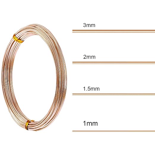 TecUnite Aluminum Craft Wire for Sculpting Armature Bendable Craft Wire for DIY - Image 3