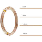 TecUnite Aluminum Craft Wire for Sculpting Armature Bendable Craft Wire for DIY - Image 3