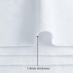 Jtnohx White Felt Fabric, Soft Felt Sheets - Image 6
