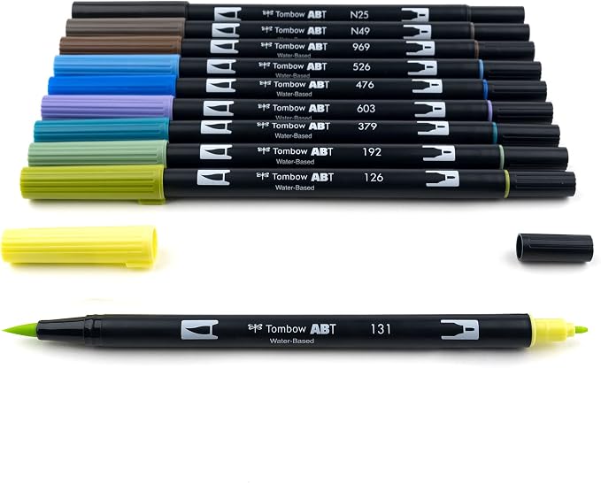Tombow 56169 Dual Brush Pen Art Markers, Brush and Fine Tip Markers - Image 3