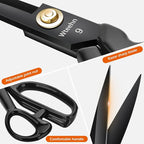 Fabric Scissors Professional, Tailor Sharp Sewing Shears - Image 3