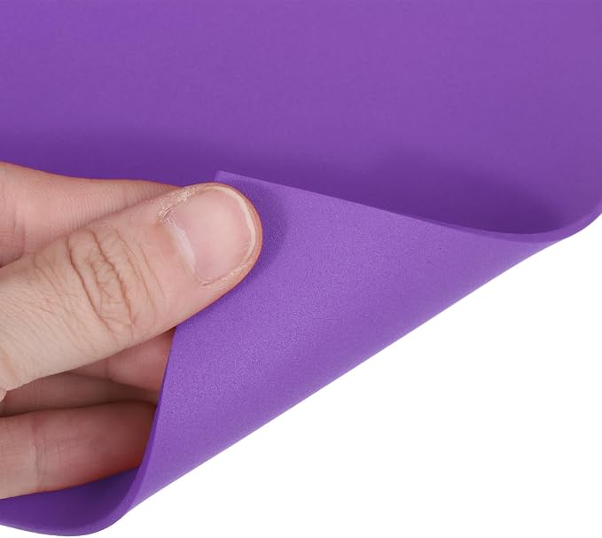 MECCANIXITY EVA Foam Sheets Dark Purple 35.4 Inch x 19.7 Inch 2mm Thick Crafts - Image 6