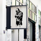 FINGERINSPIRE Graffiti Doodle Man Stencils 11.8x11.8inch - Image 4