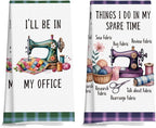 Quilters Gifts Kitchen Towels, Sewing Quilting Lovers Gifts Kitchen Towels by Unknown