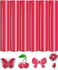 Tintnut Raspberry Red Heat Transfer Vinyl, easy cut & weed, stretch washable by Tintnut