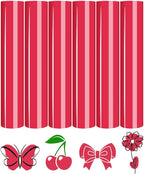 Tintnut Raspberry Red Heat Transfer Vinyl, easy cut & weed, stretch washable by Tintnut