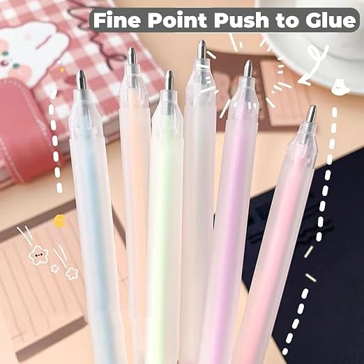 Craft Quick Dry Glue Pen 12PCS Set, Paper Crafting Glue Pen - Image 3