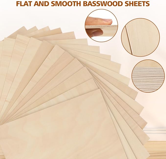 Adrattnay Basswood Sheets 3mm - Image 4