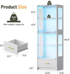 Lamtor 67" Display Cabinet - Image 2
