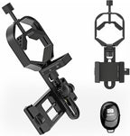 3-Axis Spotting Scope Phone Adapter & Telescope Phone Mount, Universal Spotting by binoculars