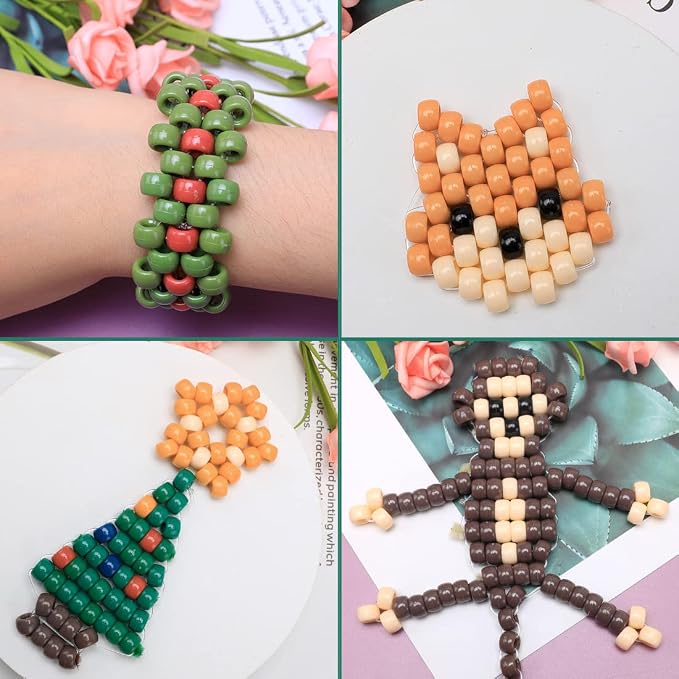 Iooleem Pony Beads, Beads for Jewelry Making, Beading Supplies, Arts & Crafts - Image 5