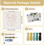 Doodlream Dragon Moon DIY Punch Needle Embroidery Kit - Image 2
